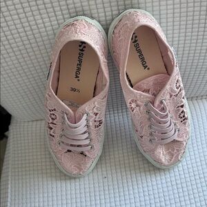SALE Superga Floral Lace Up Sneaker 8